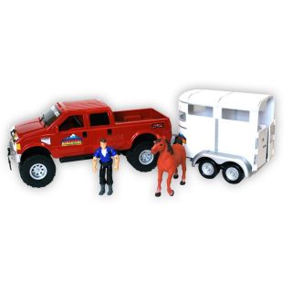 Outdoor Adventure Ford F 250 Truck and Horse Trailer Set 2608