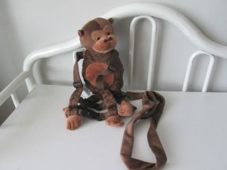 Monkey Child Saftey Harness Backpack Rope Leash Kid Toddler