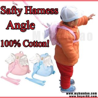 Toddler Safety Harness Kid Reins Baby Backpack Children Harnesses Angel