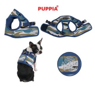 Puppia Step in Vest Dog Harness Soft Collar Combat