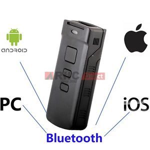 Ariic 1D Laser Mini Wireless Bluetooth Barcode Scanner for PC Apple iOS Android