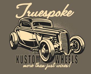 Hot Rod T Shirt Ford Rat Rod Truespoke Wire Wheels Truspoke Tru Spoke True Spoke