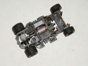 HO Scale Slot Car Chassis Tyco Mattel 440x2 Goodyear Tires