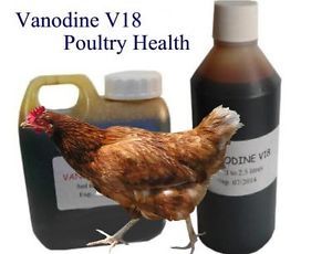 Vanodine V18 Breeding Health Care 250ml Poultry Chickens Hens Bantom Ducks