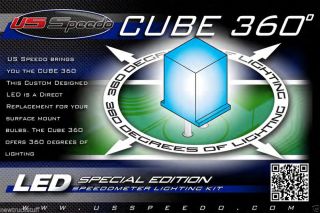 Speedometer LED Upgrade Chevy GMC Cadillac Hummer H2 Avalanche Tahoe CUBE360B