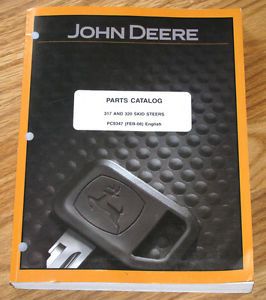 John Deere 317 320 Skid Steer Loader Parts Catalog Manual PC9347 JD 2008