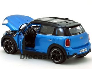 Maisto 1 24 2011 2012 Mini Cooper Countryman Diecast Model Car New Blue 31273