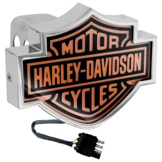 Harley Davidson LED Brake Light Trailer Tow Hitch Cover Plug