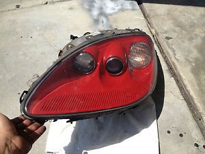 C6 Corvette Headlight Assembly Drivers Side 2005 2013 Victory Red Damaged