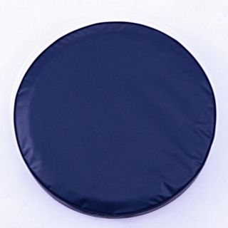 Plain Navy Blue Color Exact Fit Heavy Duty Vinyl Spare Tire Cover by HBS Covers