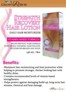 Profectiv Growth Renew Strength Recovery Hair Lotion Hair Moisturizer 8oz