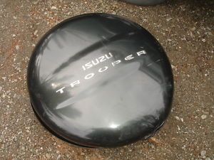 00 Isuzu Trooper Factory Used Plastic Spare Tire Wheel Cover w Logo Forest Green