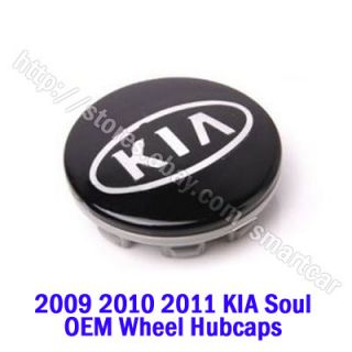 2009 2010 2011 Kia Soul Black Wheel Hub Caps Set of 4