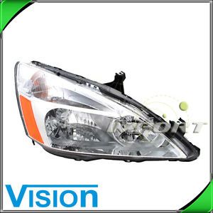 Passenger Right Side Headlight Lamp Assembly Replacement 2003 2007 Honda Accord
