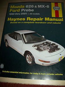 Ford Probe Mazda 626 MX6 Haynes Repair Manual 1993 thru 2001 Complete Reardow