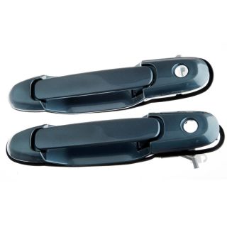 98 03 Toyota Sienna Exterior Outside Door Handle Blue Front Pair L R 2pcs