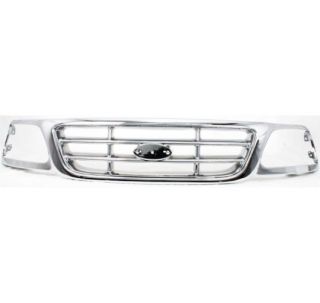 Grille Assembly New Truck Chrome Ford F 150 F150 F 250 2004 2003 2002 2001