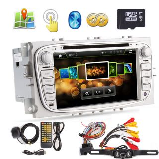 High Def 7" in Dash 2 DIN Car Stereo DVD Player GPS Navigation 3D Bluetooth Cam