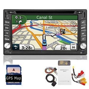 HD Touch Screen Double 2 DIN 7"Car Radio DVD Player GPS Navigation Bluetooth Map