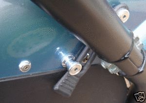 Yamaha Rhino Polished Billet Hood Latch Kit Replaces Stock Plastic Hood Latches