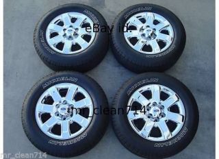 18" Ford F 150 Expedition Lariat Chrome Wheels Rims Tires Factory F150 12 13
