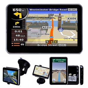 4 3" inch 4GB Car GPS SAT Nav Poi Voice Navigation Bluetooth Touch Screen FM MP4