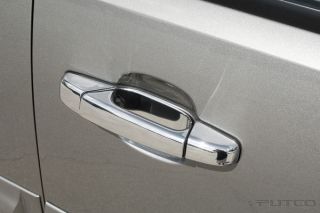 Chrome Door Handle Covers Ford F150 4 Door with Key Pad 2004 2012 Putco 401012