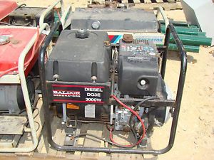 Baldor DG3E 3KW 3 KW 3000 Watt Portable Industrial Diesel Engine Generator