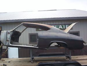 1969 Chevrolet Chevelle Malibu 2 Door Hardtop Car Body Shell Solid Project Parts