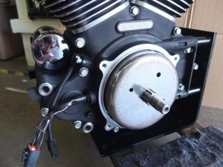Harley Davidson Twin Cam B Engine Motor Black Chrome New Crate Motor
