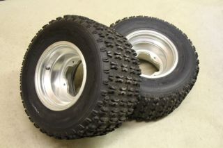 ITP Holeshot Rear Tires Wheels Aluminum Rims 89 90 Banshee Polaris 4 156 M 41