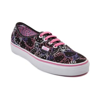 Vans Authentic Hello Kitty Skate Shoe, Black Pink
