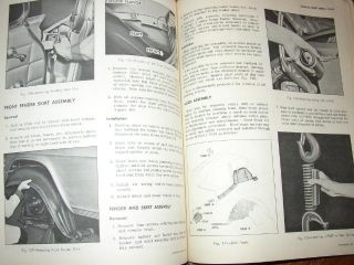 1962 Chevrolet Car Shop Manual Book Parts Biscayne Impala Bel Air Sport Coupe