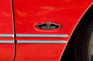 VW Karmann Ghia Side Body Molding Set Clips 1960 74 Original Sharp Edge Style