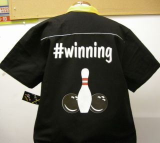 Get Winning Retro Bowling Shirt 50's Hip Charlie Sheen