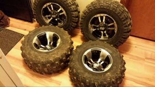 YFZ450X Front and Rear Tires on ITP SS Wheels