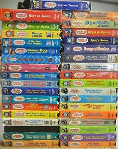 Huge Lot 35 Thomas The Tank Engine VHS Movies Edward James Gordon Percy ...