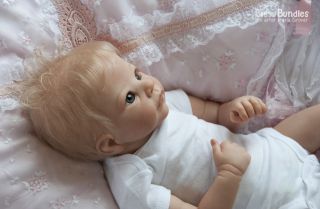 Reborn Cradle Kit Holly by Linda Murray Lifelike Baby Girl Doll Bitsy Bundles