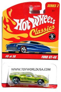Hot Wheels Classics Series 2 9 Ford GT 40 Antifreeze