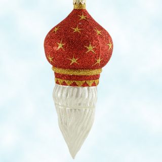 Breen Nuit Noel Santa Ornament Red Gold Oinion Dome Byzantine Chrismtas