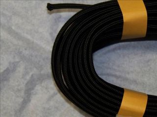 Flat Bungee Cord Shock Cord 50 Feet Black