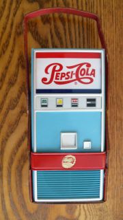 Vintage Pepsi Cola Vending Machine Transistor Radio