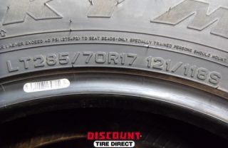 4 Used 285 70 17 Falken Rocky Mountain ATS II Tires 70R R17