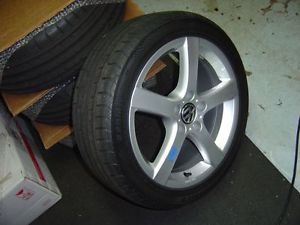 VW 17x7 5 Goal Wheels 225 45 17 Continental Tires Golf GTI Jetta Rabbit