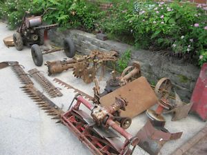 Gravely Garden Tractor Rotary Hoe Cultivator Reel Mower Attachment Parts Model L