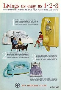 1963 Bell Telephone System Original Ad Vintage