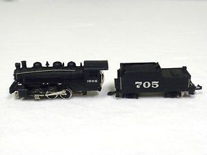 2 Piece Bachmann 1905 Black Locomotive Steam Engine 705 Tender Train Car N Scale