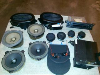 Complete BMW E46  Radio CD Reciever Business Class Amp Speakers