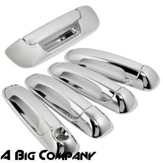 Dodge RAM 1500 2500 3500 2003 2008 Chrome 4DR Door Handle Tailgate Covers Combo