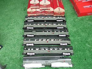 Old American Flyer Lines Engine 21551 5 Cars with Boxes Excellent
